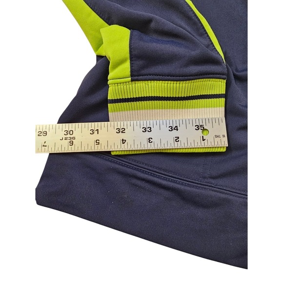 LARGE Nike WOMANS Jacket Zippered Pockets Seattle Seahawks Colors - Picture 4 of 5